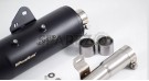 Fit For Royal Enfield Bear 650 Powerage Exhaust Silencer Black - SPAREZO